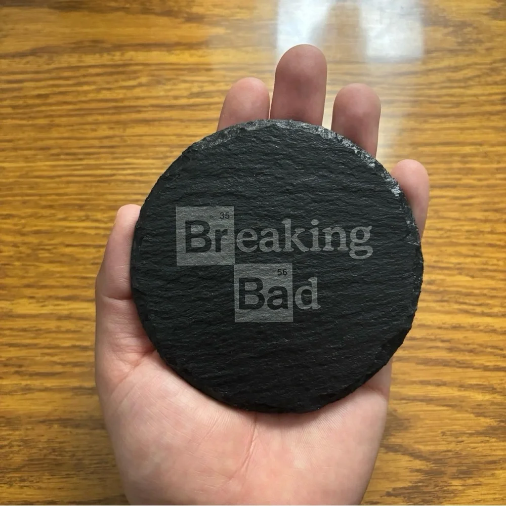 Breaking Bad Better Call Saul Laser Engraved Slate Coasters